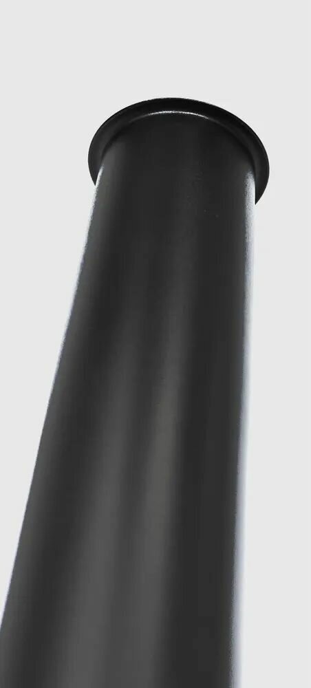 Трубка для сифона Черный матовый с фланцем d 32мм, длина 30см - фотография № 2