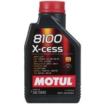 MOTUL Motul 8100 X-Cess 5w40 Gen2, Sn/Cf, A3/B4 Масло Моторное Синт. 1л - изображение