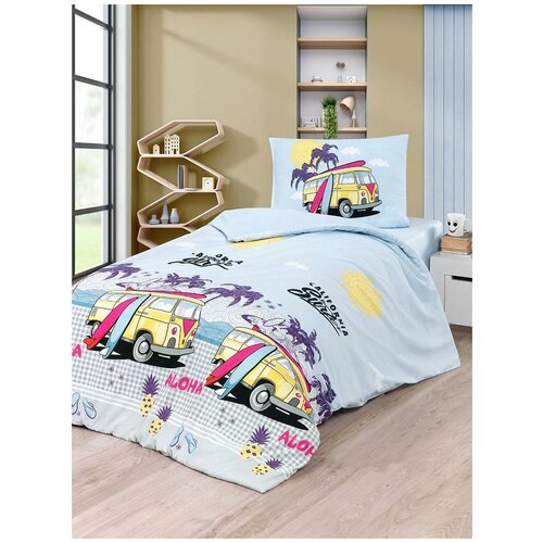 фото Постельное белье "karna" бязь, подростковое; sandy; размер 1.5