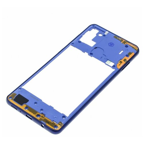 Средняя часть корпуса для Samsung A217 Galaxy A21s, синий 100% original lcd for samsung galaxy a21s a217 lcd display touch screen digitizer assembly for galaxy a21s a217 a217f a217f ds