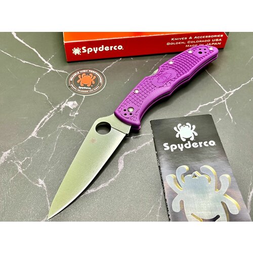 фото Нож складной spyderco endura 4 purple