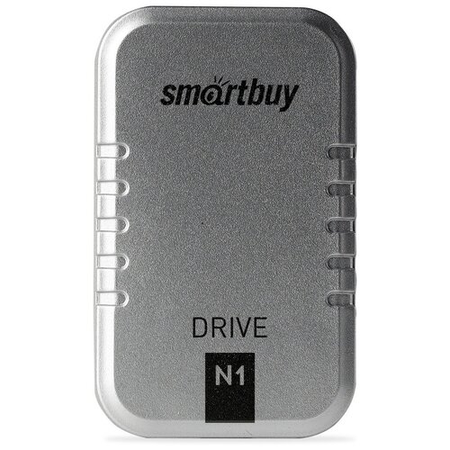 Внешний SSD-накопитель 128Gb Smartbuy N1 Drive SB128GB-N1S-U31C (SSD) USB 3.1, Серебристый внешний ssd smartbuy n1 drive 128gb usb 3 1 silver