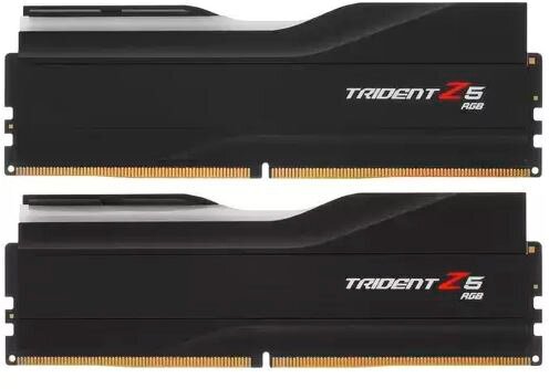 Модуль памяти GSkill Trident Z5 RGB DDR5 6400MHz PC5-51200 CL32 - 64Gb Kit (2x32GB) F5-6400J3239G32GX2-TZ5RK