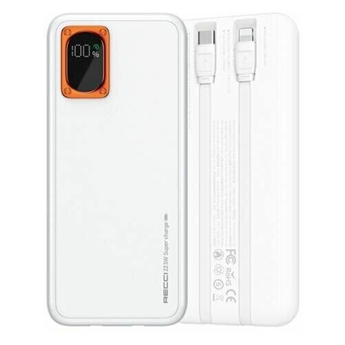 Внешний аккумулятор recci rpb-p28 10000mah 225w pd 20w 239900₽