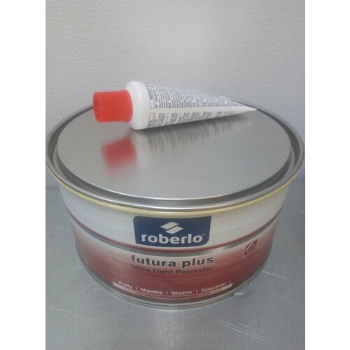 Шпатлевка сверхлегкая универсальная ROBERLO 1л + отвередитель 0,050 кг.