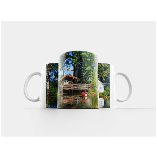 фото Кружка "воды, озеро, дерево" 320 мл lotsprints