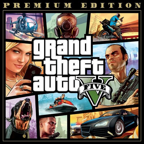 Игра Grand Theft Auto V (GTA 5): Premium Online Edition для Xbox One (Турция), русские субтитры, электронный ключ