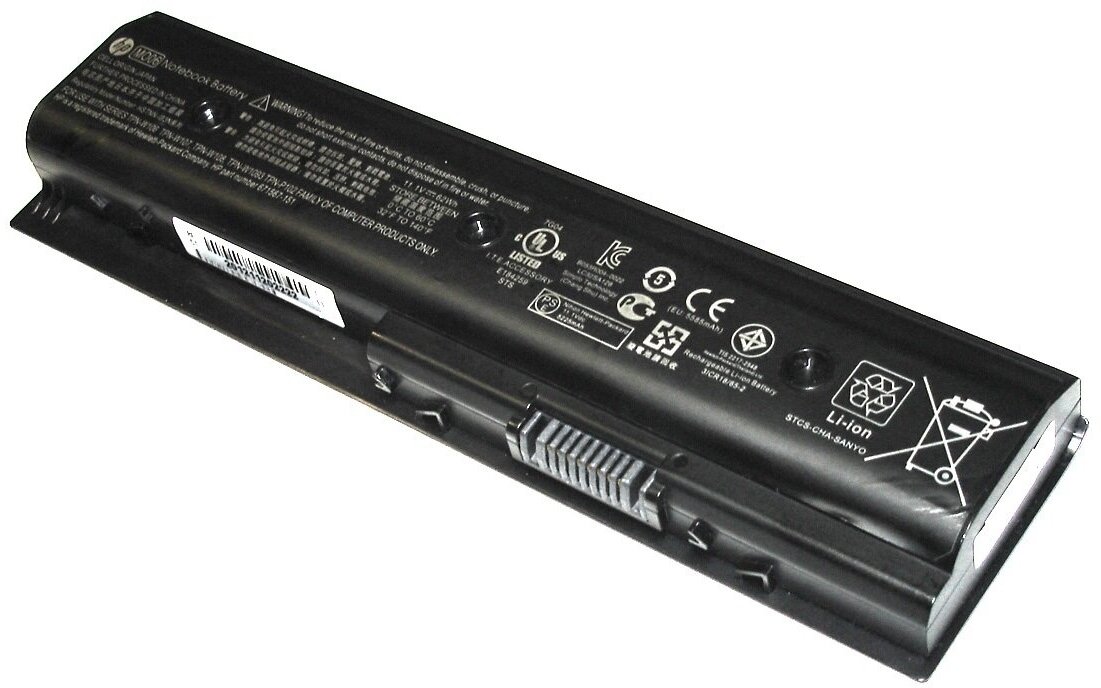 Аккумулятор для ноутбука HP Pavilion DV6-7000, DV6-8000, (HSTNN-LB3N), 5400 mAh 62Wh, 11.1V, ORG