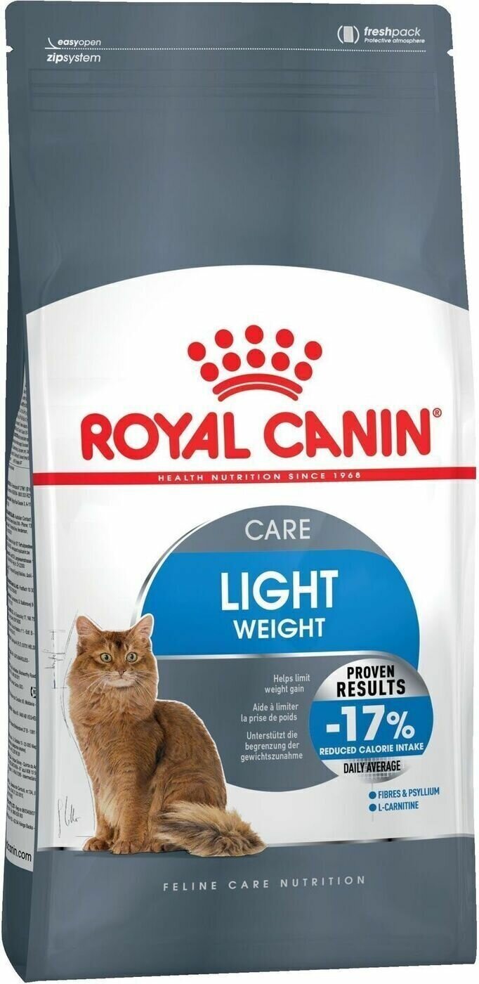 Royal Canin Light Weight Care для профилактики избыточного веса у кошек Курица, 8 кг. - фотография № 3