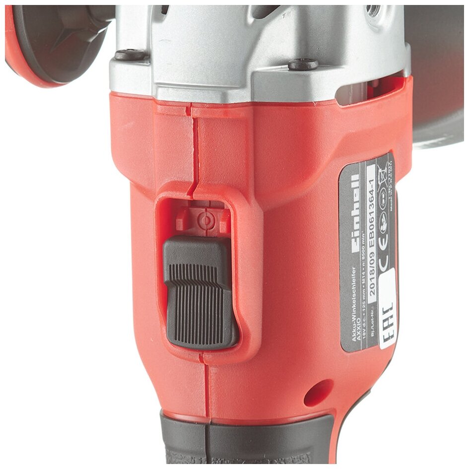 УШМ аккумуляторная Einhell 125мм PXC AXXIO 18/125, BL Solo 4431140 - фотография № 12