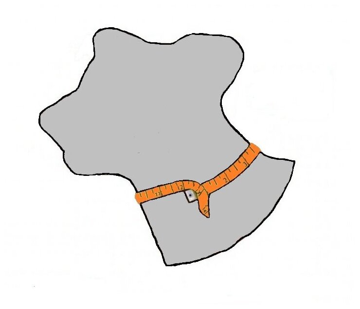 Шнурок/ошейник для адресника, оранжевый, размер XS - 15-30 см - фотография № 6