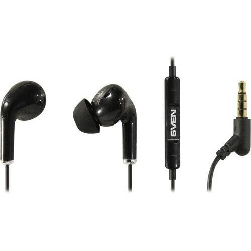 Наушники с микрофоном SVEN E-282M с регулятором громкости шнур 11м 180300₽