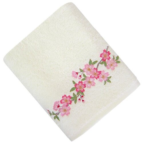 фото Tana home collection полотенце сакура цвет: молочный (35х80 см) br42910