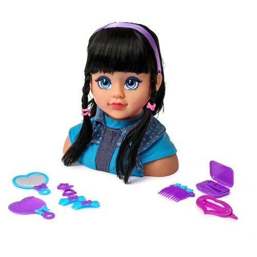 фото Кукла-манекен для создания причесок «ида» с аксессуарами, микс нет бренда