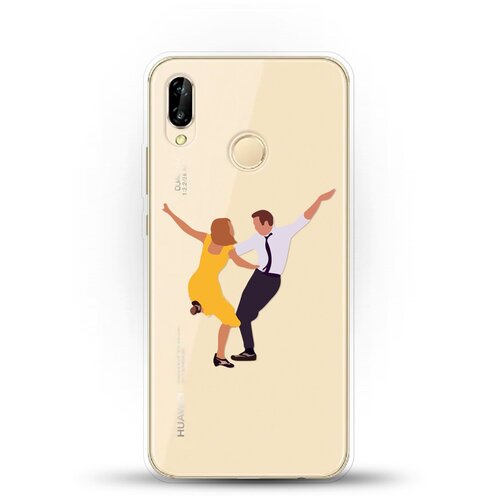 фото Силиконовый чехол миа и себастьян на huawei p20 lite andy & paul