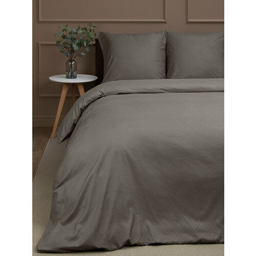 Постельное бельё Макосатин тиснение Cross размер 2-х спальный 58259