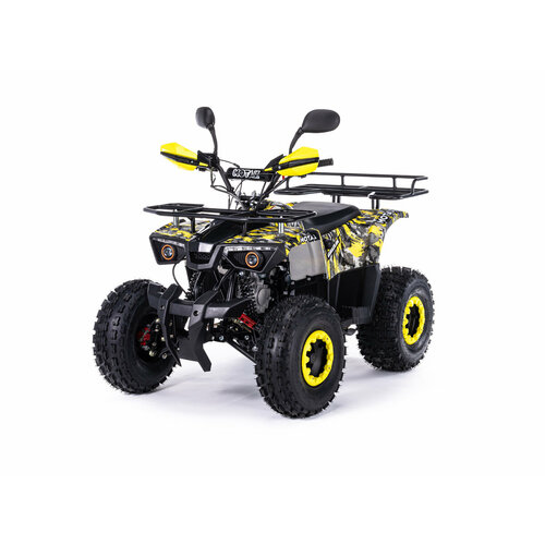 Квадроцикл бензиновый MOTAX ATV GRIZLIK PREMIUM 125 сс желтый камуфляж квадроцикл бензиновый motax grizlik t 200 коричневый камуфляж