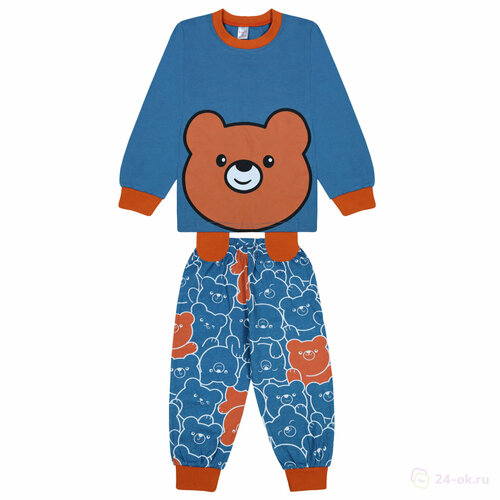 Пижама BONITO KIDS, размер 110, синий
