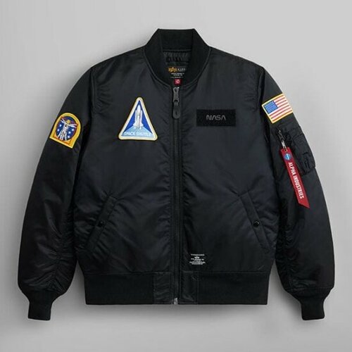 Бомбер ALPHA INDUSTRIES, размер L, черный