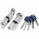 Цилиндровый механизм Punto (Z402) Z4002Knob100(45+10+45) с вертуш...