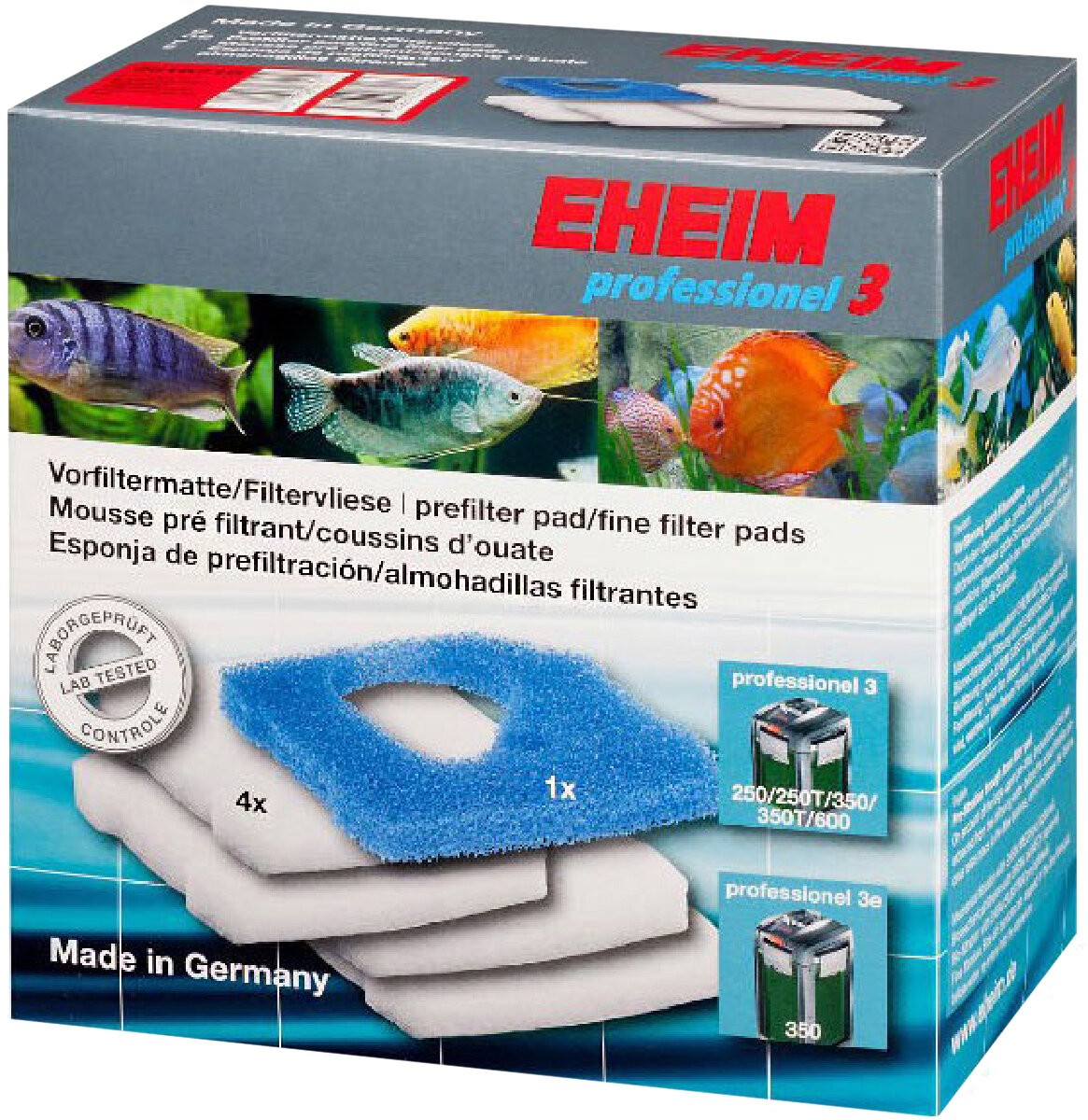 фото Наполнитель для фильтра EHEIM PROFESSIONEL 3 2071/2073/2075/2171/2173 губка синтепон (1 шт)