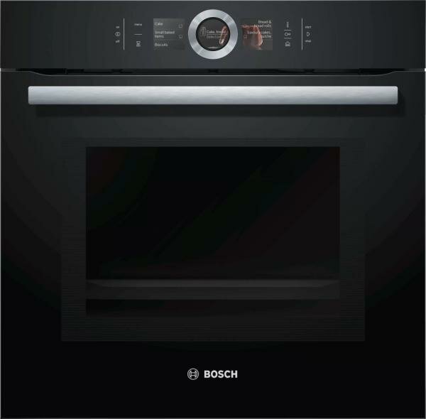 Духовой шкаф Электрический Bosch HNG6764B6 черный/черный