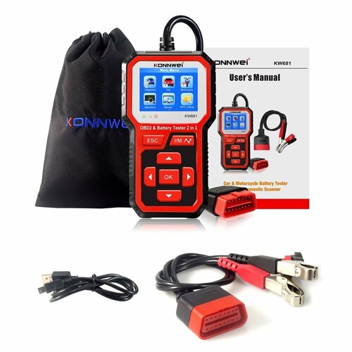 Автоматический диагностический сканер konnwei full system obd2 diagnostic scanner for mercedes benz code reader automotive check engine light epb abs srs obdii