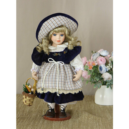 Кукла фарфоровая 12' на подставке KSVA-YF-12664