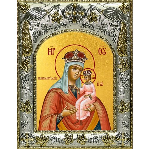 Икона Ильинская икона Божией Матери черниговская ильинская икона божией матери в рамке 8 9 5 см
