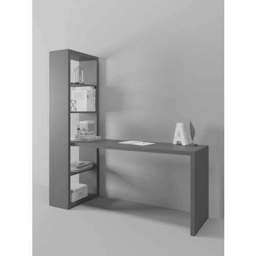 Стол письменный компьютерный Tesla 1700х1805х575 мм графит 16754₽