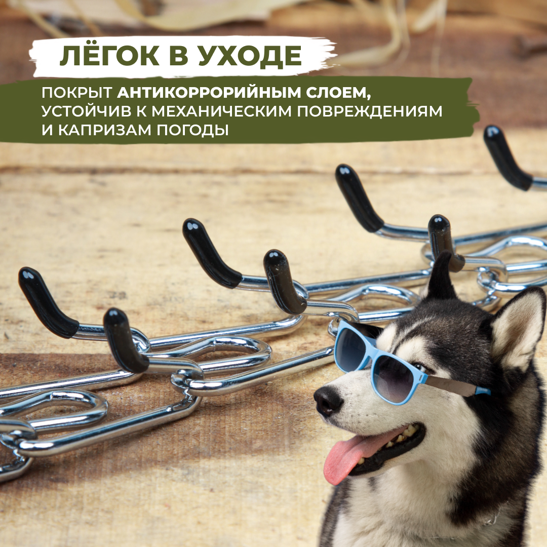 Ошейник для собак строгий с фастексом размер М. Черный, Обхват 30-50см, Длина 56см, Ширина 27мм, Толщина 3мм — фото 1