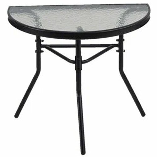 Стол Garden Story пристенный арт SC-096 1 упкаркас черн столешница стекло 3570₽