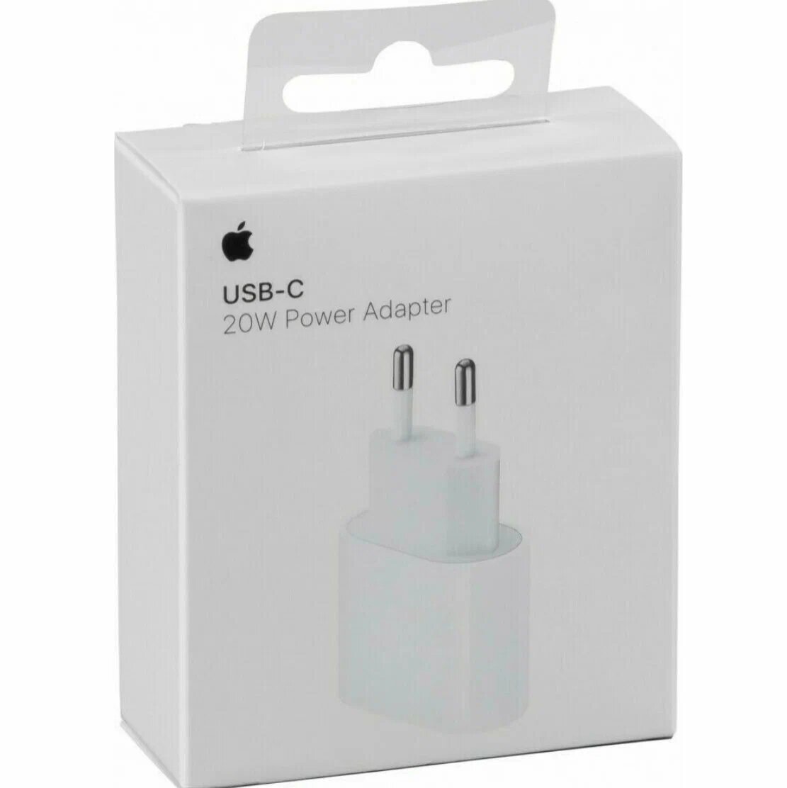 Сетевое зарядное устройство Apple 20Вт USB-C Power Adapter (Белый) — фото 1