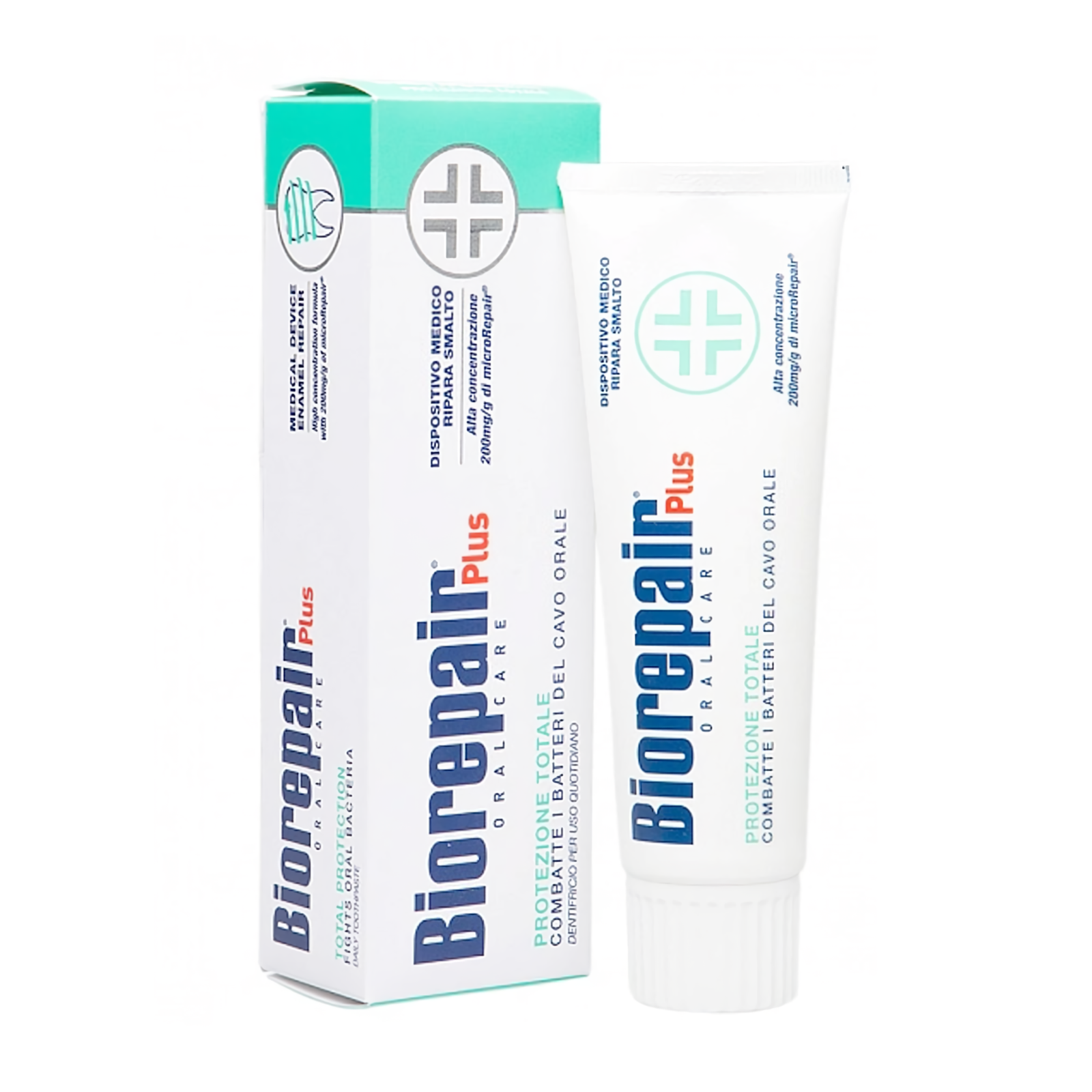 Biorepair Total plus Protezione Зубная паста с комплексной защитой 75 мл (Biorepair, ) - фото №9