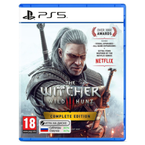 Игра The Witcher III Wild Hunt Complete Edition PS5 Полностью на русском NEW 2847₽