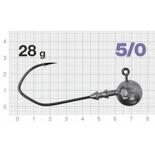 Джиг-головки рыболовные Nautilus CLAW NC-1021 крючок № 5/0, 28гр (3шт)
