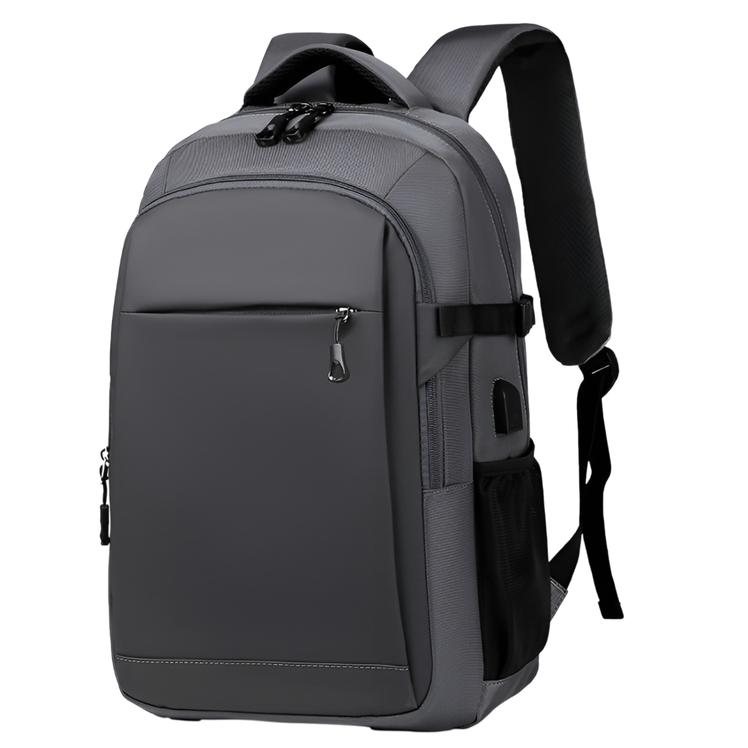 Рюкзак BestAccessories, для ноутбука с органайзером, серый, 20л