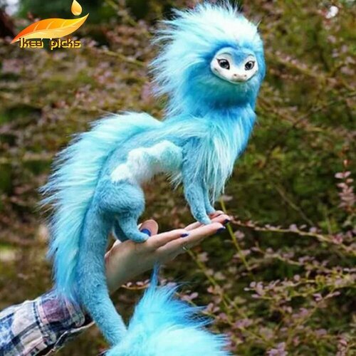 фото Плюшевая кукла животного дракона 50 см/blue dragon