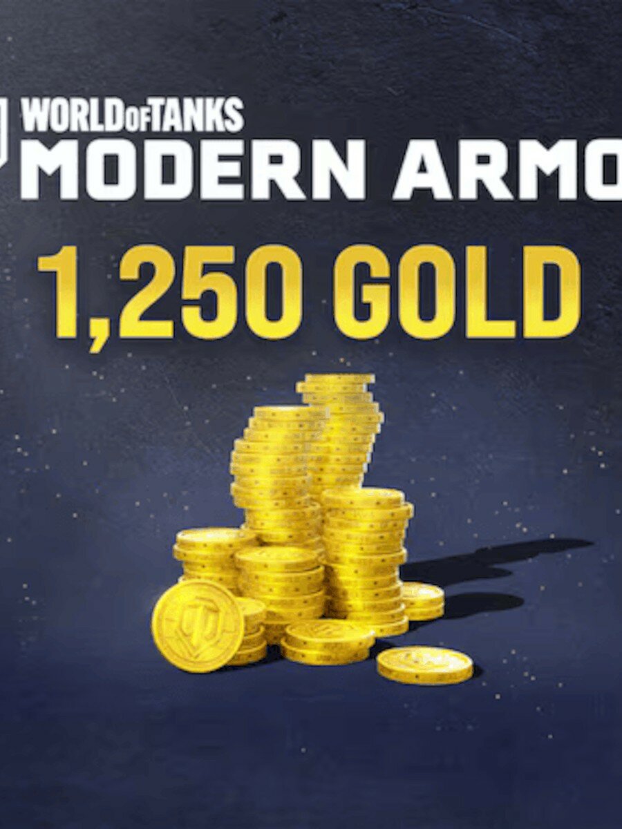 World of Tanks Modern Armor 1250 Gold для PS5 (цифровая версия, регион: Турция)
