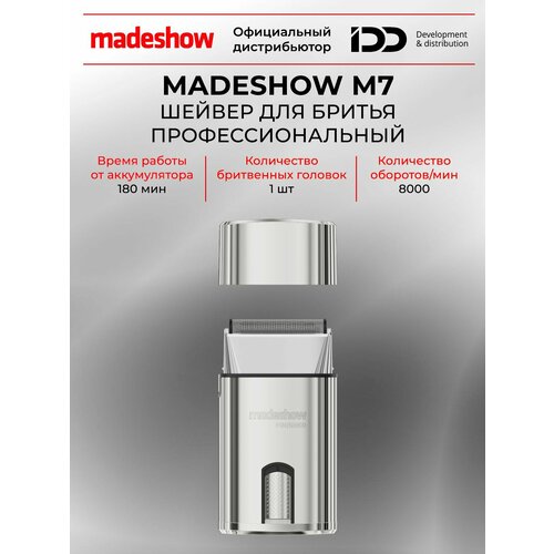 Электрическая бритва Madeshow M7 Стальной (Ростест)