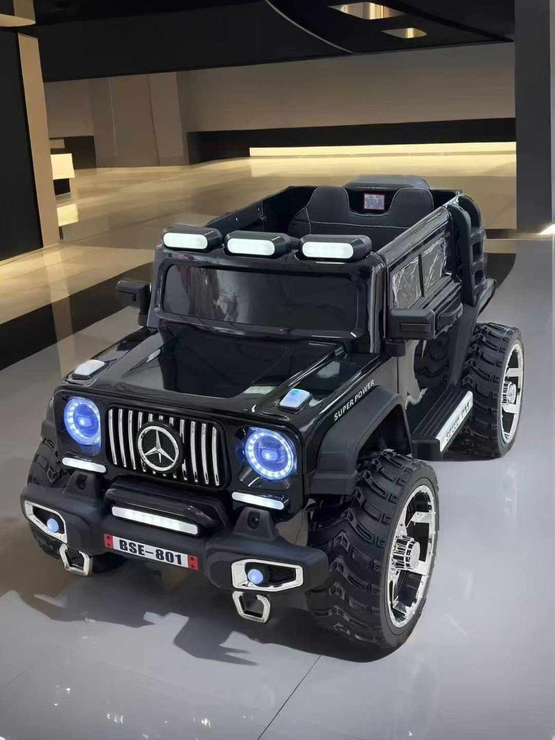 Электромобиль Jeop Mercedes-Benz, управление на пульте ДУ, 4 двигателя, Bluetooth флеш-музыка