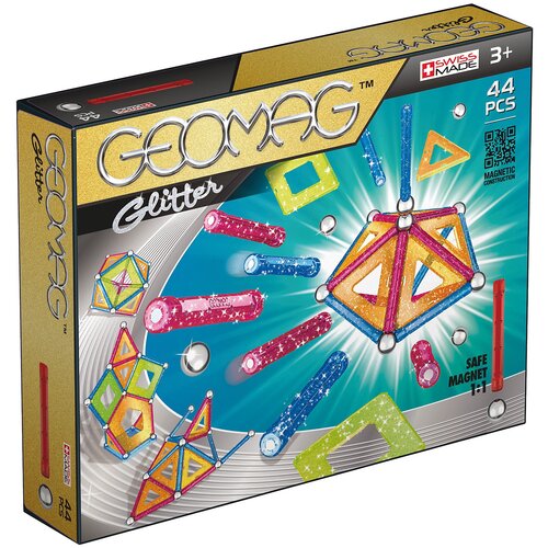 Конструктор GEOMAG Glitter 532-44, 44 дет.