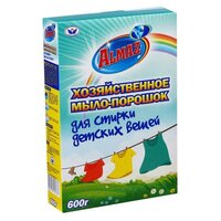 Almaz Хозяйственное Мыло-Порошок для стирки детских вещей, 600 гр