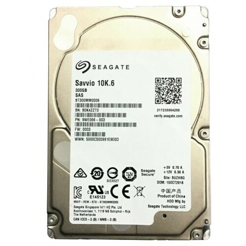 Жесткий диск Seagate 9WE066 300Gb SAS 2,5 HDD