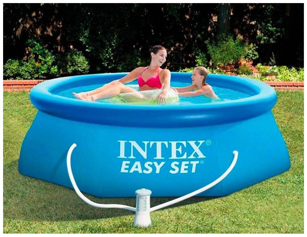 Intex, 28132, Бассейн Easy Set 366х76см, 5621л, филнасос 2006л/ч - фотография № 4