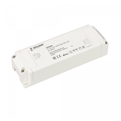 INTELLIGENT ARLIGHT Диммер TY-101-24V-60W-DIM-WF-SUF (230V, WIFI, 433MHz, 1х2.5A) (IARL, Пластик)