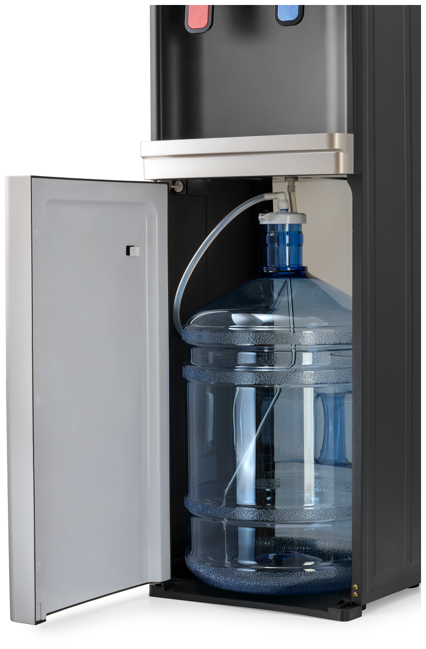 Кулер для воды напольный с нижней загрузкой бутыли AEL 805a LD с нагревом и электронным охлаждением - фотография № 4