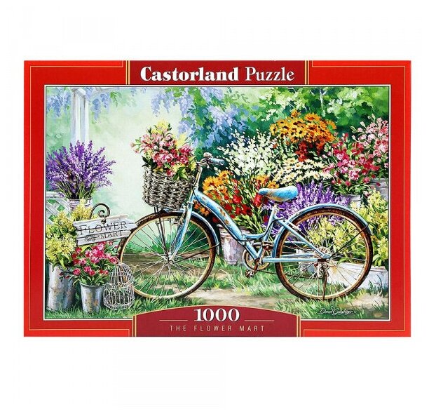 Пазл «Цветочный магазин» 1000 элементов, Castorland