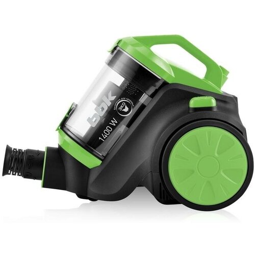 Пылесос BBK BV1507 традиционныйбез мешка Noise 85 дБ черный зеленый Weight 41 кг BV1507GREENBLACK 537400₽