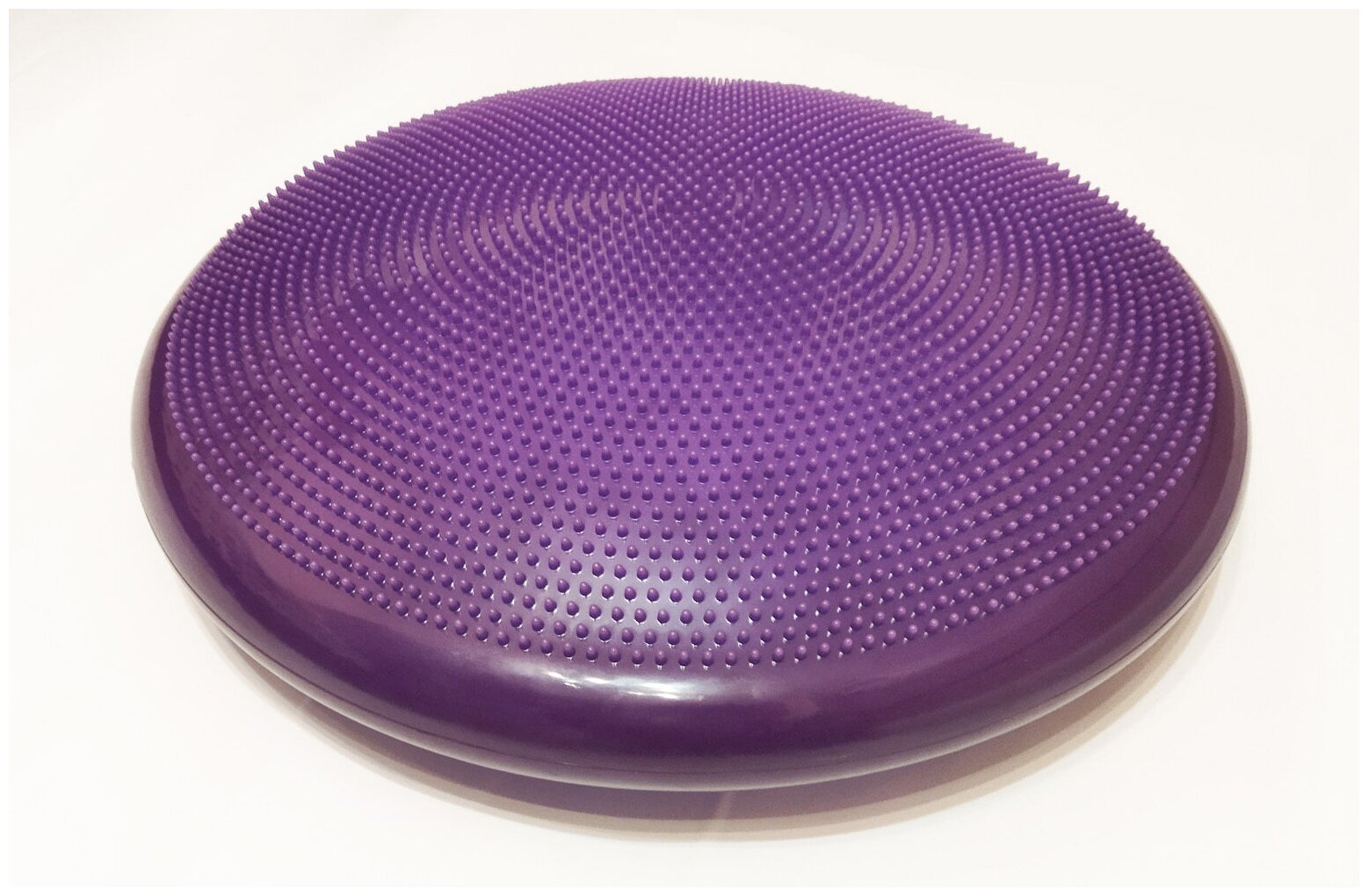 Диск спортивный массажный GCsport Breath, диаметр 55см, фиолетовый (балансировочная подушка + тренажер для дыхания)
